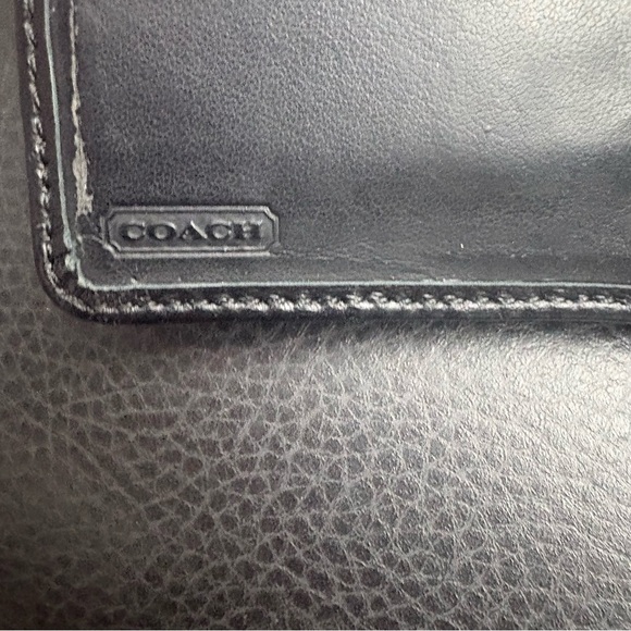 Coach Zipper buckle wallet black wallet small - Picture 9 of 12